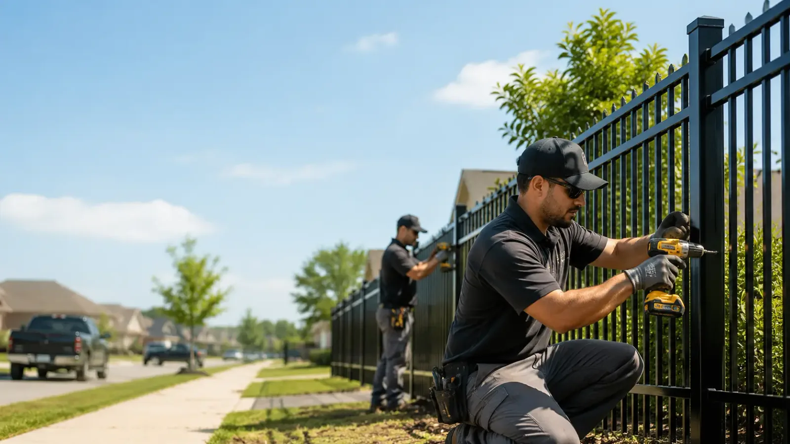 Metal Fence Installation in Burlington, ME